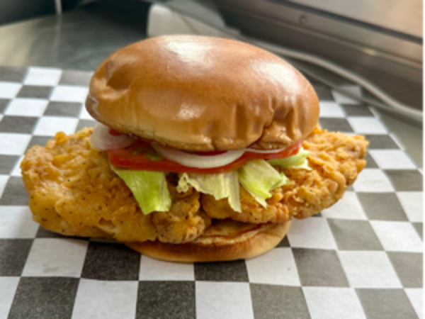 Pork chop sandwich